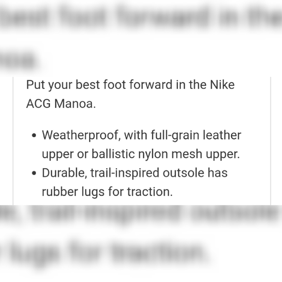 Nike ACG Manoa weatherproof boots - Picture 2 of 7